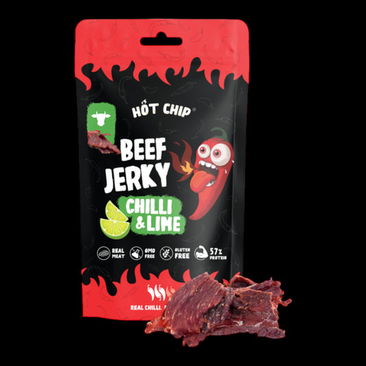 Hot Chip Beef Jerky Chilli&Lime 25g