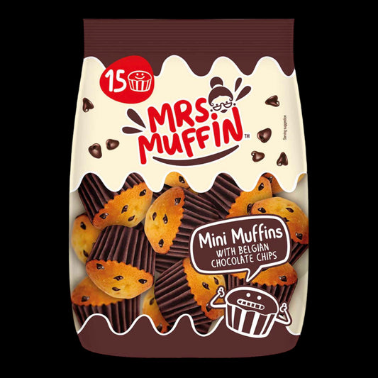 Mrs. Muffin Mini Muffins with Belgian Chocolate Chips 225g