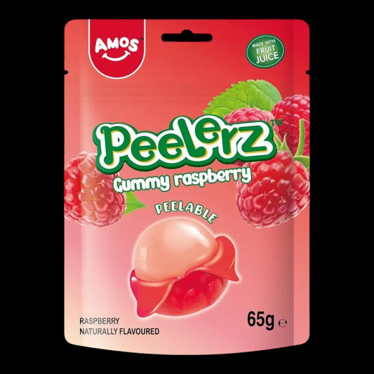Amos Peelerz Gummy Raspberry 65g