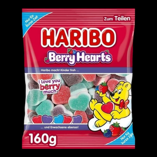 Haribo Berry Hearts 160g