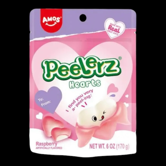 AMOS Peelerz Gummy Hearts 65g
