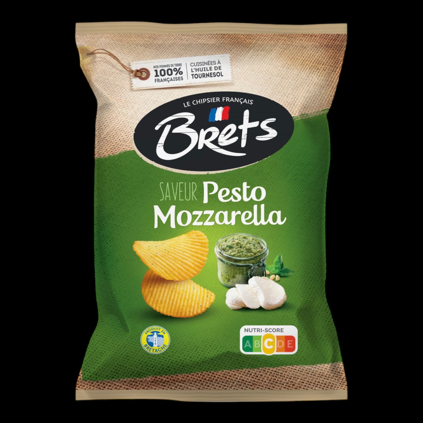 Brets Chips Pesto & Mozzarella 125g