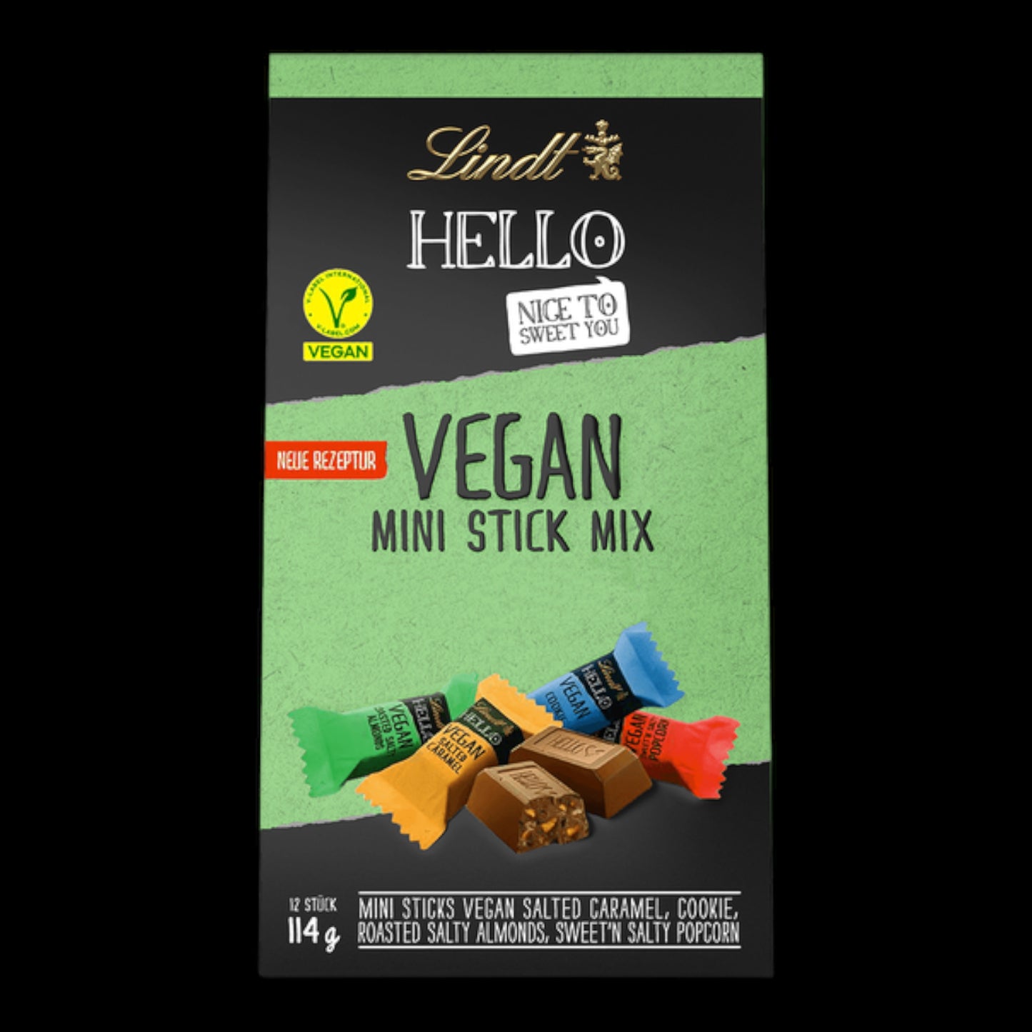 Lindt Hello Vegan Mini Stick Mix 114g