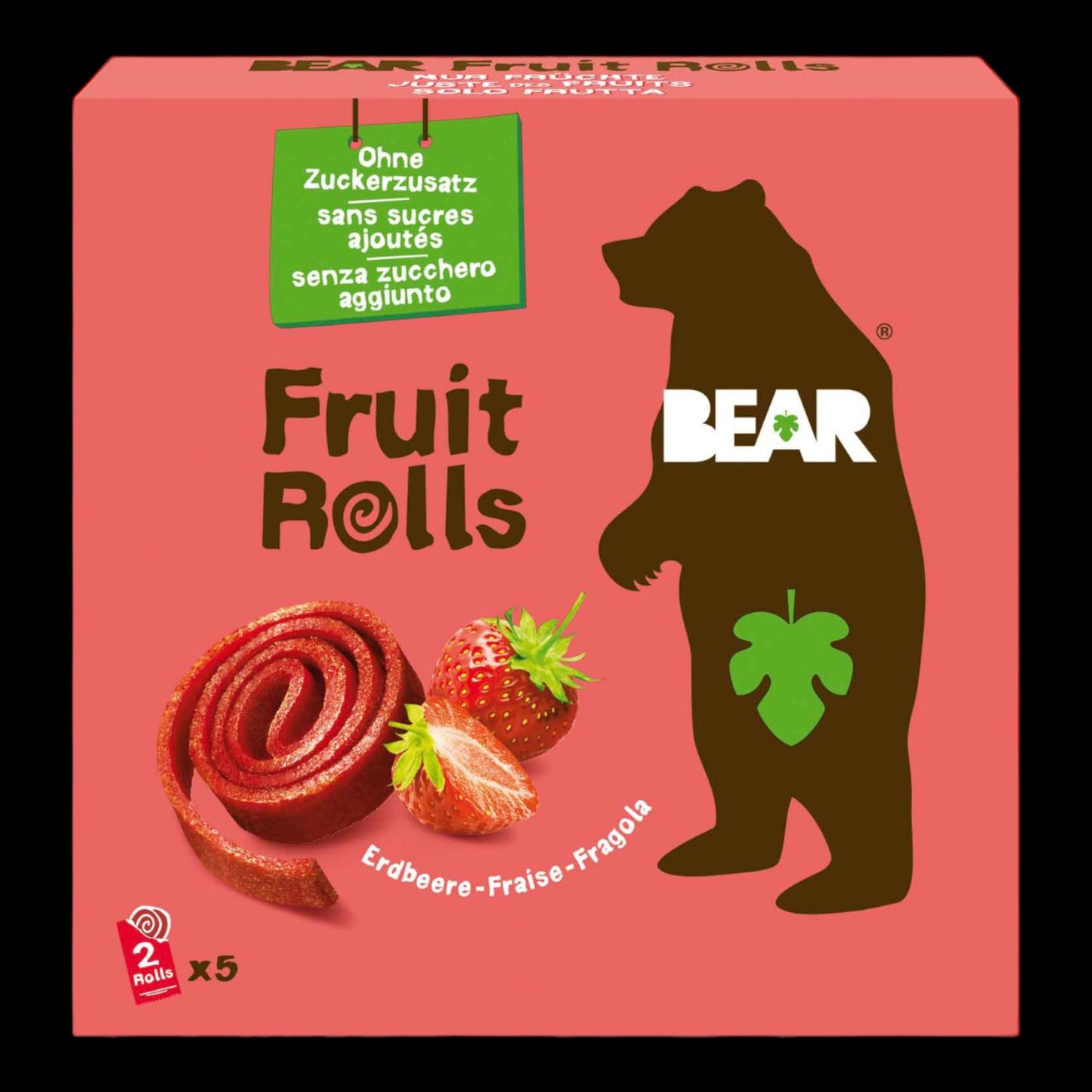 Bear Fruit Rolls Erdbeere 5x2er