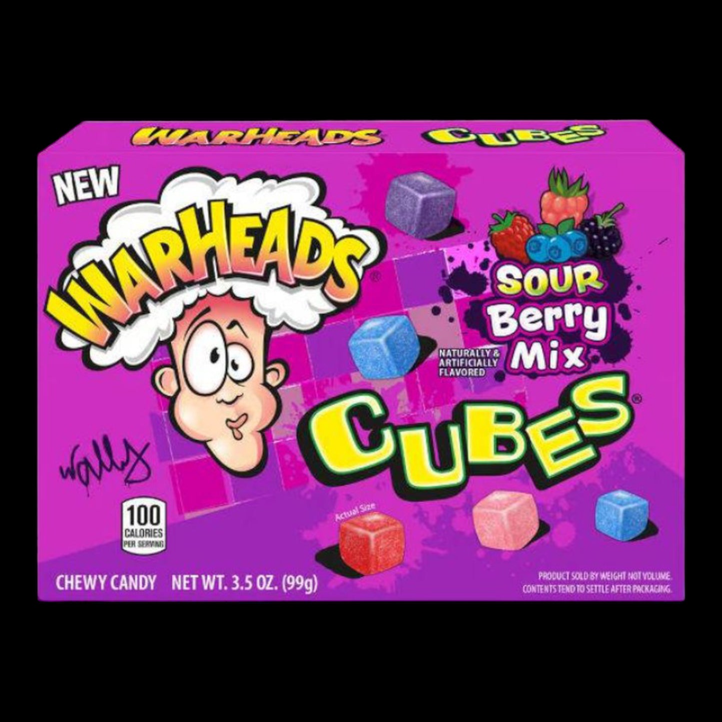 Warheads Cubes Sour Berry Mix 99g