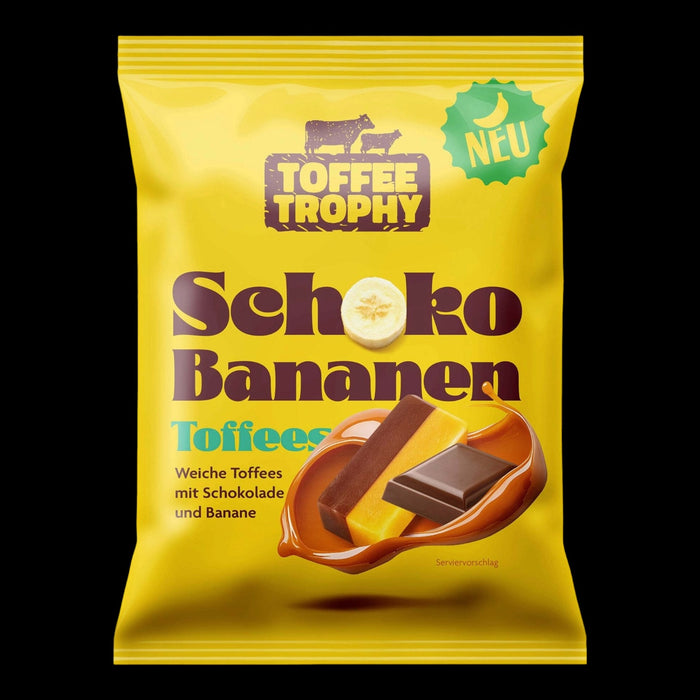 Toffee Trophy Schoko Bananen Toffees 200g