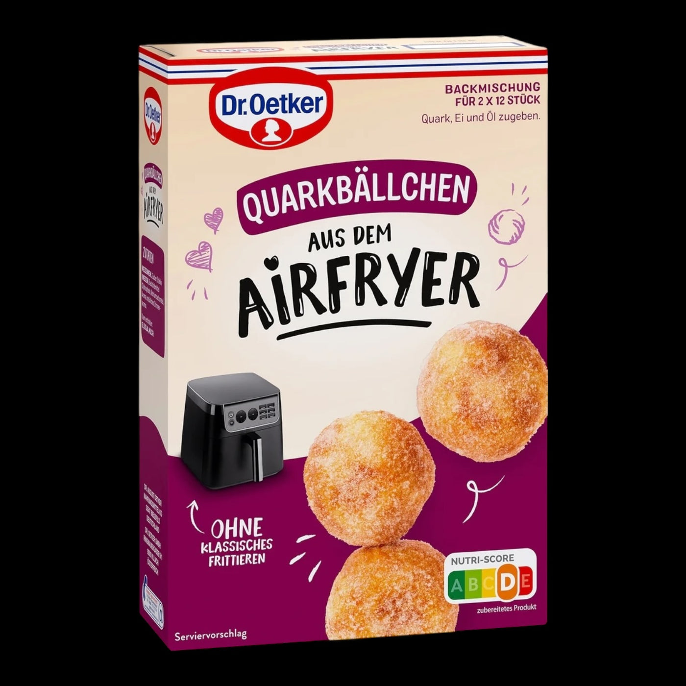 Dr. Oetker Airfryer Quarkbällchen - candymen.ch