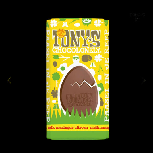Tony’s Chocolonely Easter Milk Meringue Lemon 180g