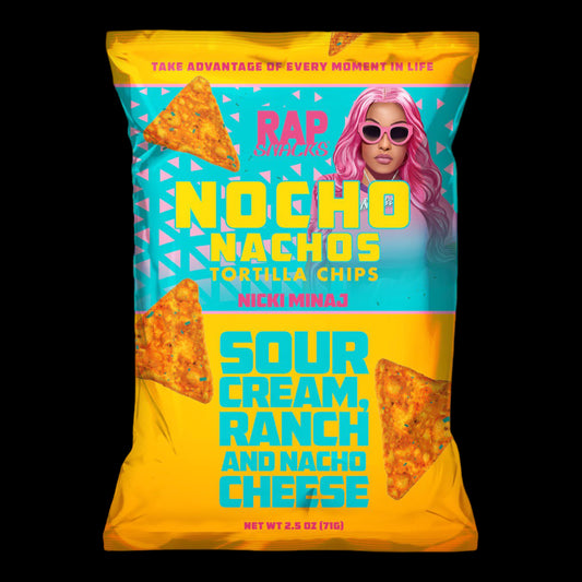 Rap Snacks Nachos Nicki Minaj Sour Cream Ranch 71g