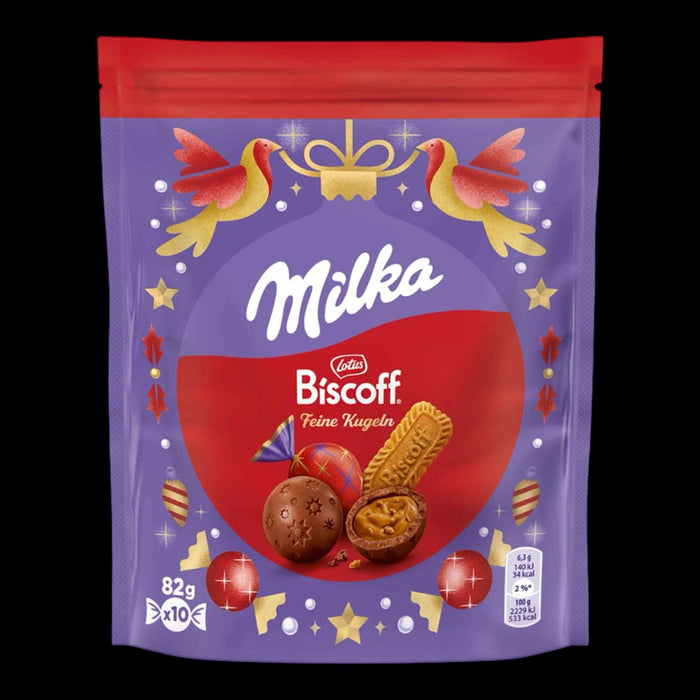 Milka Feine Kugeln Lotus Biscoff 82g