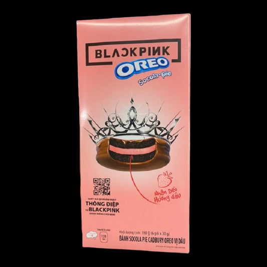 Oreo Black Pink Chocopie Strawberry Edition 180g