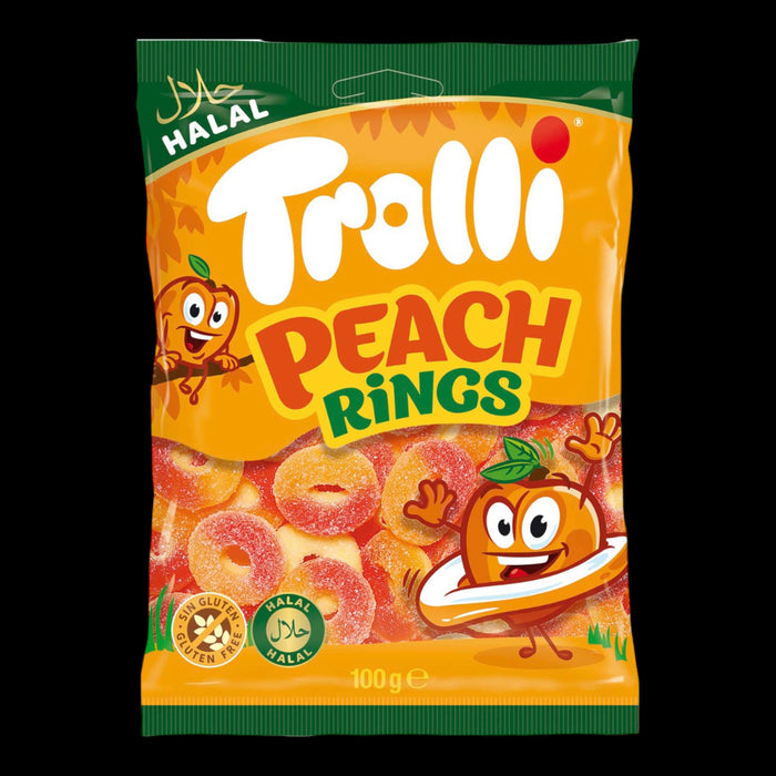 Trolli Peach Rings Halal 100g