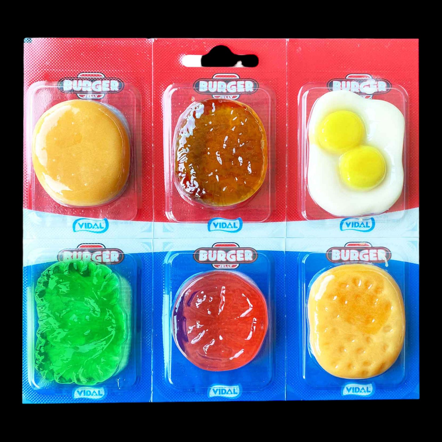 Vidal Burger Jelly 6x11g