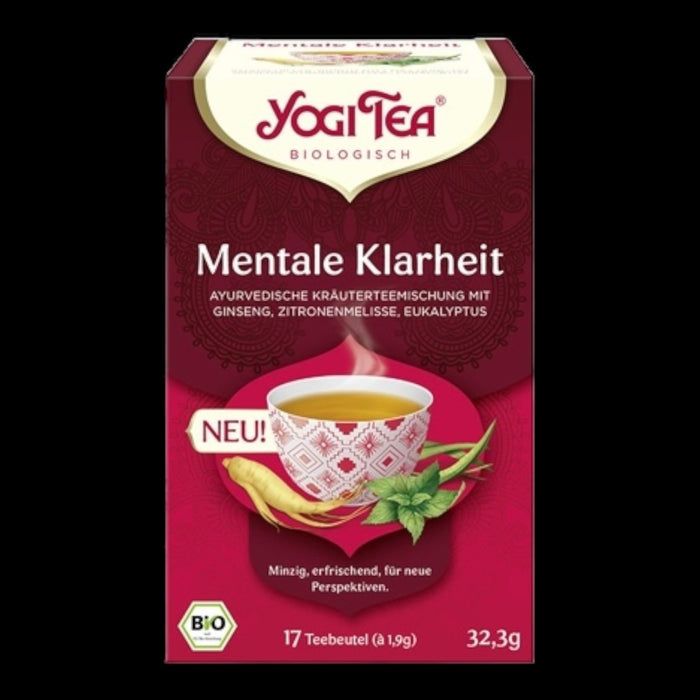 YOGI TEA Bio Mentale Klarheit, 17 Teebeutel