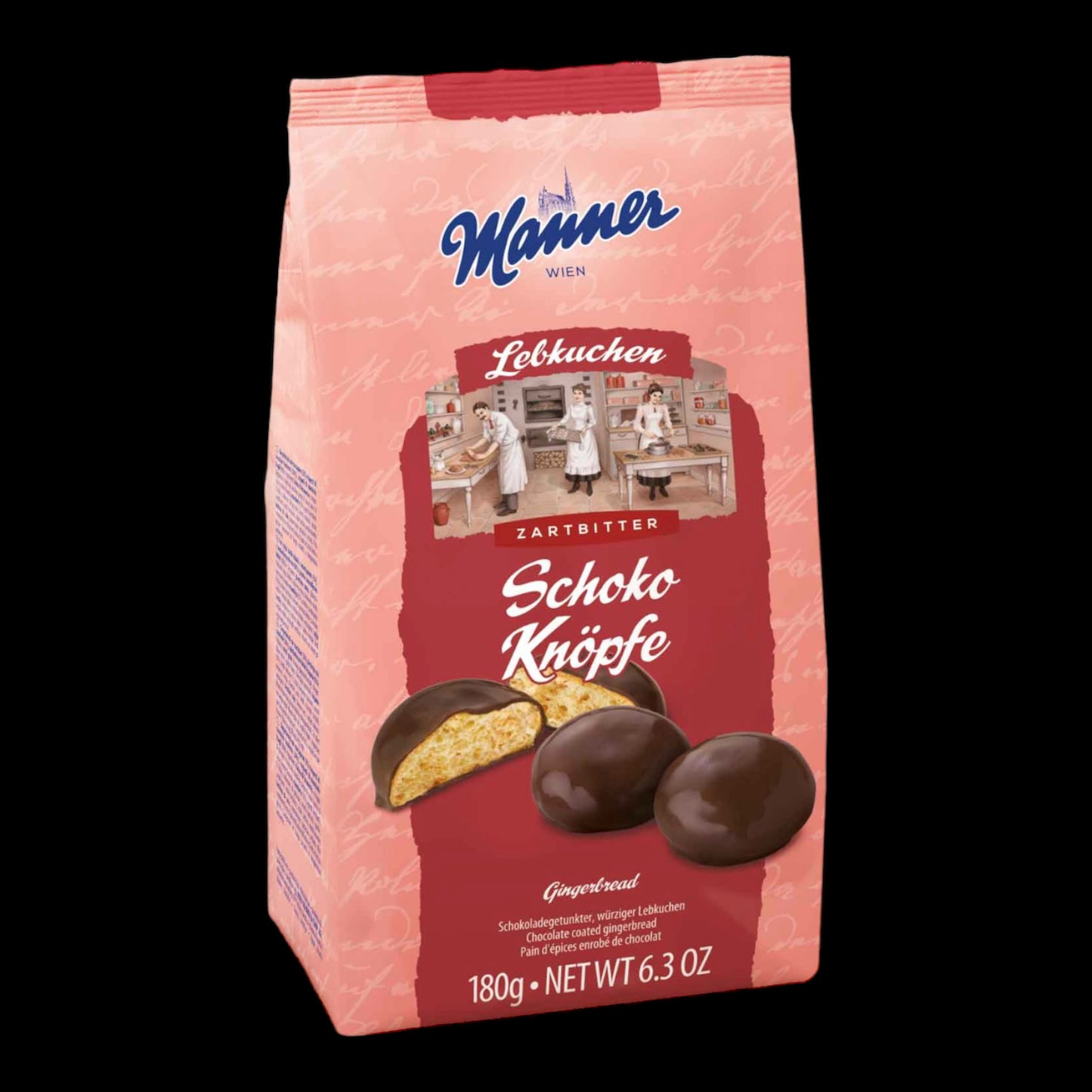 Manner Lebkuchen Schoko Knöpfe Zartbitter 180g