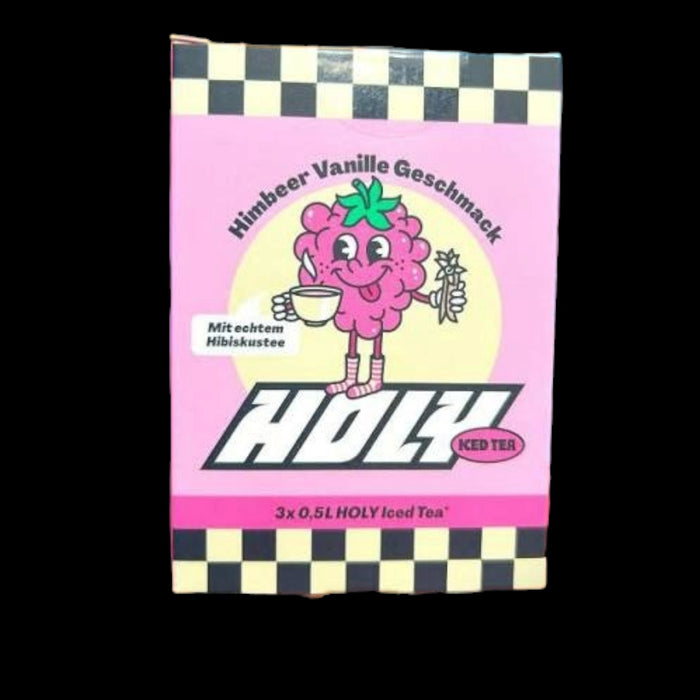 Holy ICED TEA Himbeere x Vanille mit Hibiskustee 3x0.5l