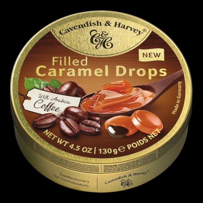 Cavendish & Harvey Filled Caramel Drops with Arabica Coffee 130g