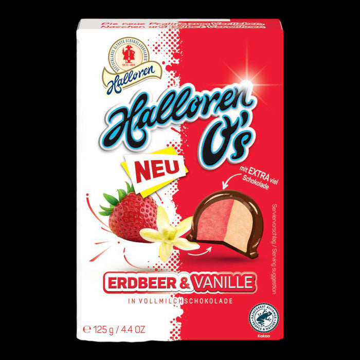 Halloren O's Erdbeer & Vanille 125g