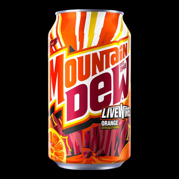 Mountain Dew Livewire Orange 355ml