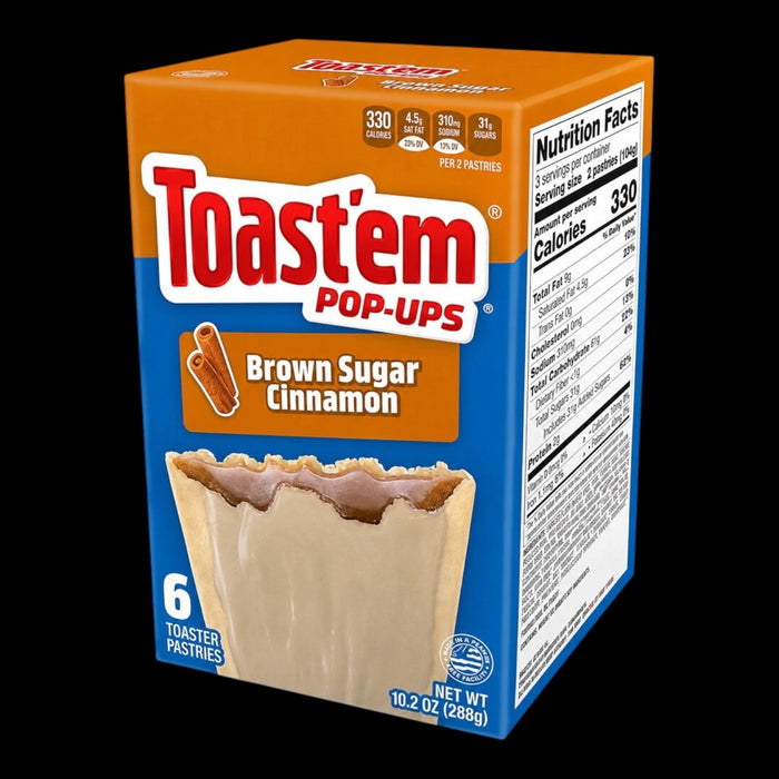Toast'em Pop-Ups Brown Sugar Cinnamon 288g