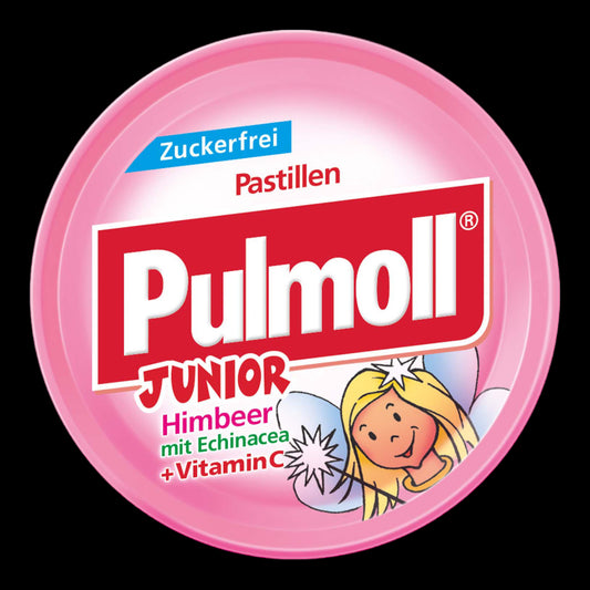 Pulmoll Junior Himbeer + Vitamin C zuckerfrei 50g