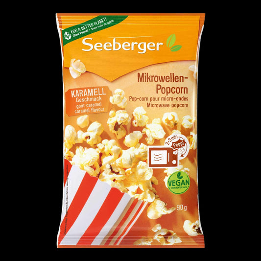 Seeberger Mikrowellen-Popcorn Karamell 90g