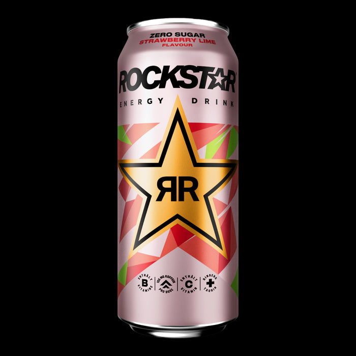 ROCKSTAR ENERGY Strawberry Lime 500ml