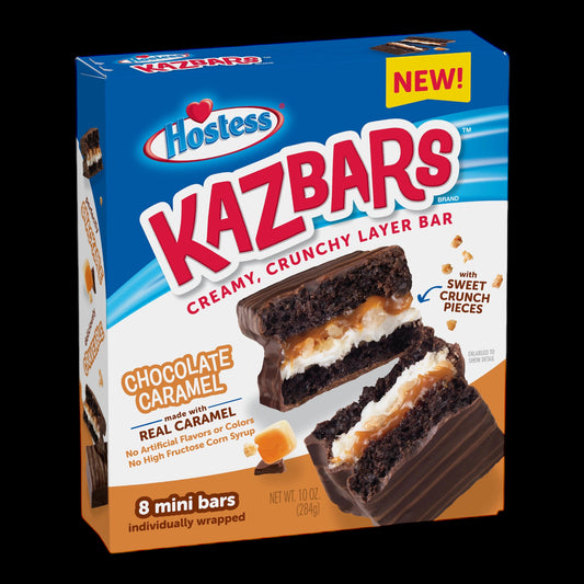 Hostess Kazbars Chocolate Caramel 284g