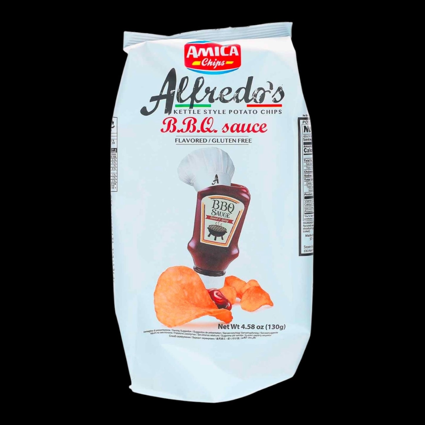 Amica Chips Alfredo's B.B.Q. Sauce 130g