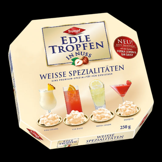 Trumpf Edle Tropfen in Nuss Weisse Spezialitäten 250g