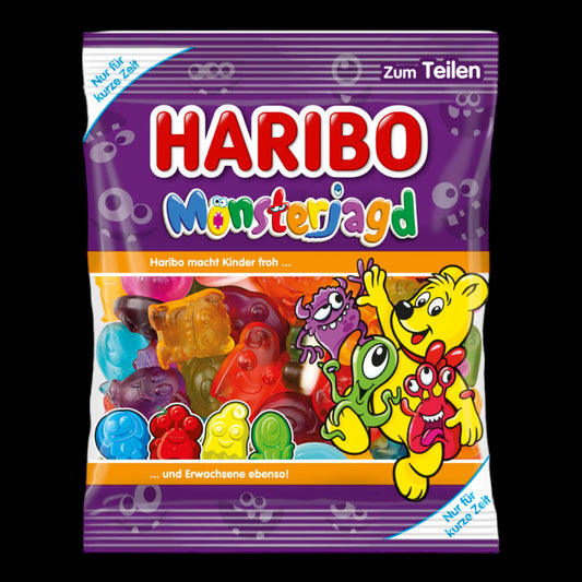 Haribo Monsterjagd Fruchtgummi mit Schaumzucker 175g