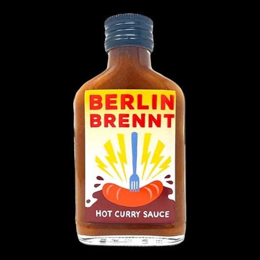 Crazy Bastard Berlin brennt Hot Curry Sauce 100ml
