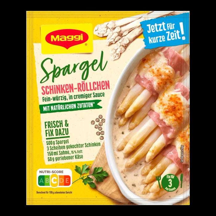 Maggi Fix Spargel Schinken-Röllchen 44g