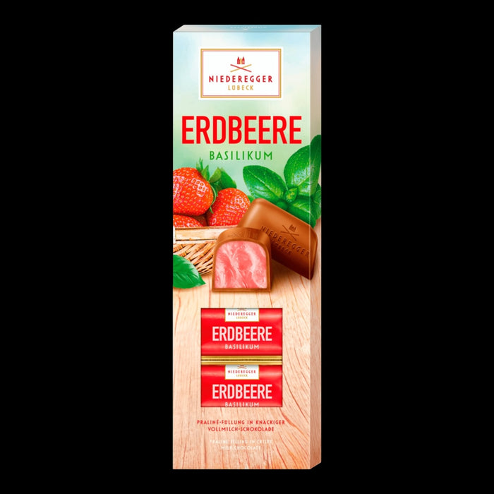Niederegger Erdbeere Basilikum in Vollmilch-Schokolade 100g