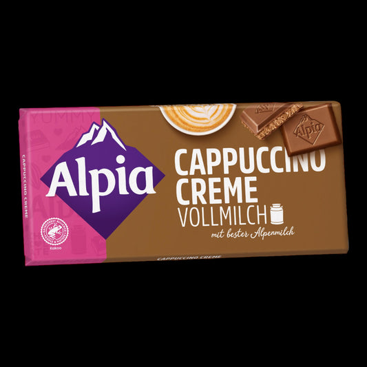 Alpia Cappuccinocreme Vollmilch 100g