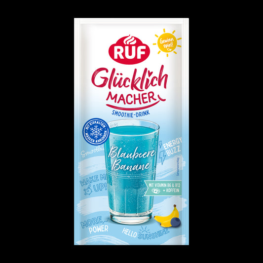 RUF Glücklichmacher Smoothie-Drink Blaubeere Banane 42g