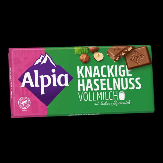 Alpia Knackige Haselnuss Vollmilch 100g