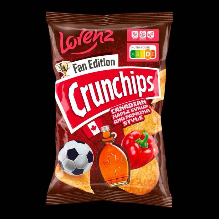 Crunchips Fan Edition Canadian Maple Syrup and Paprika Style 130g