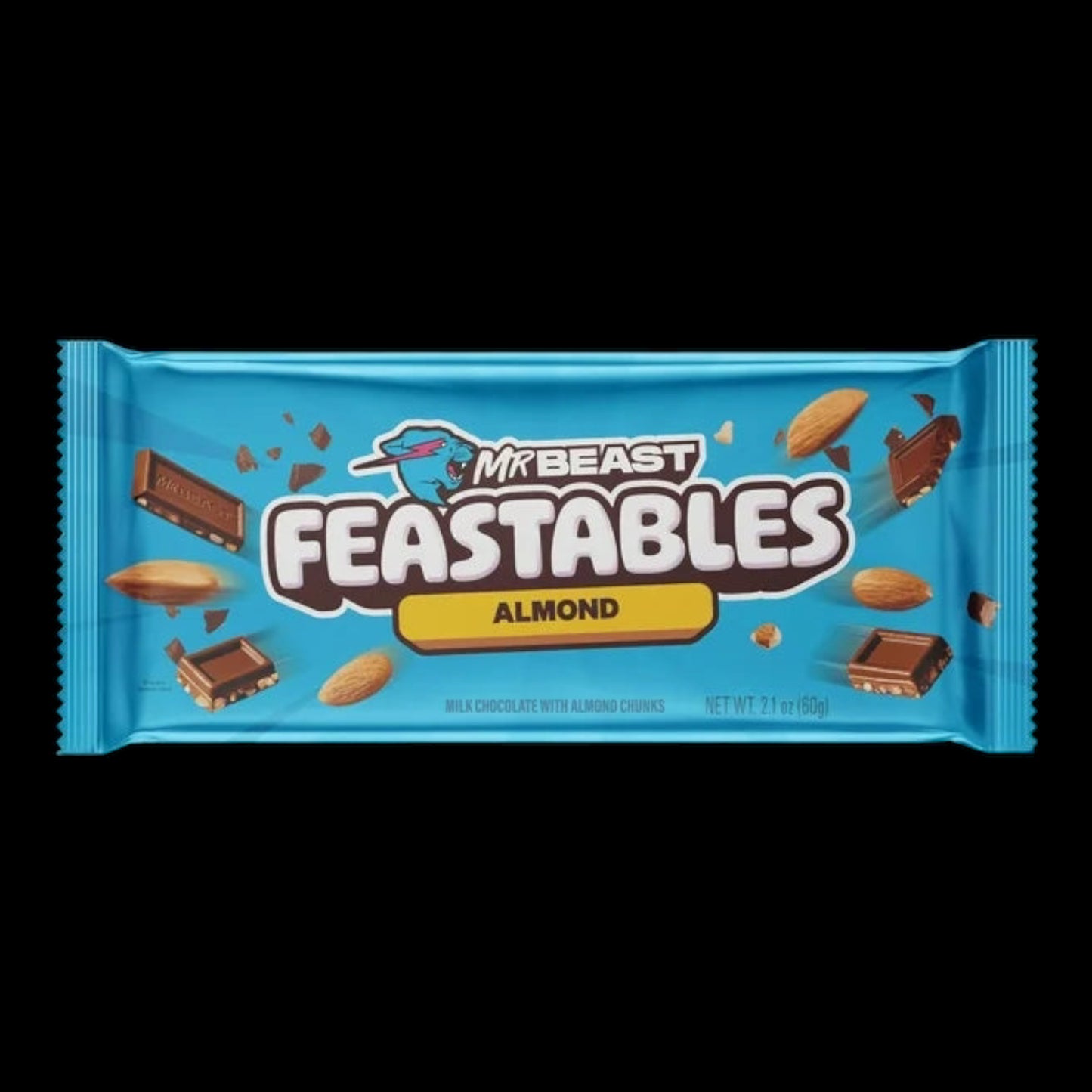 Feastables MrBeast Almond Chocolate Bar 60g