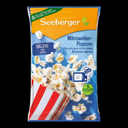 Seeberger Mikrowellen-Popcorn salzig 90g