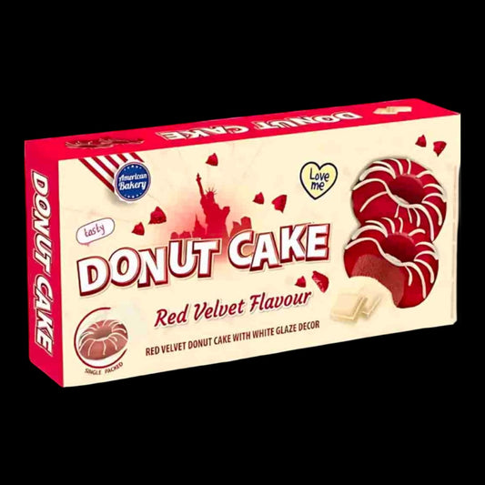 American Bakery Donut Cake Red Velvet 3er 135g
