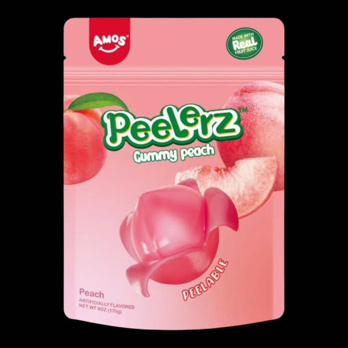 Amos Peelerz Gummy Peach 80g