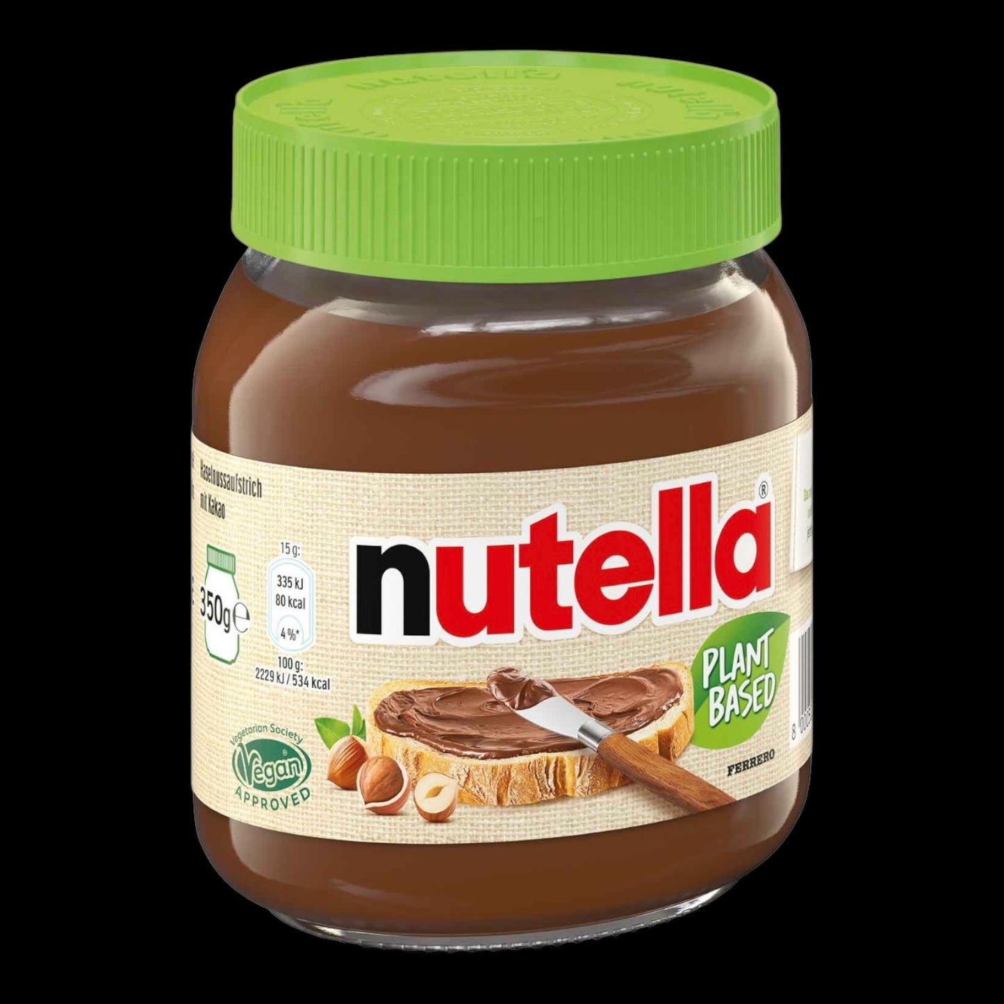 nutella plant based vegan 350g