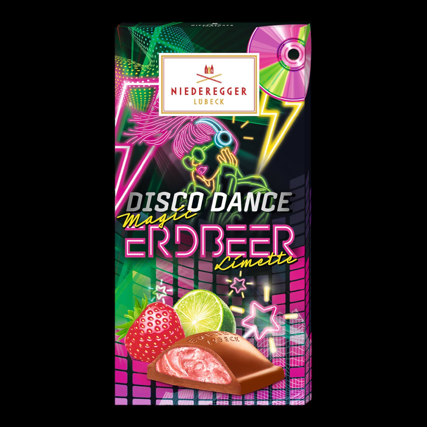 Niederegger Praliné Tafel Erdbeer Limette 100g