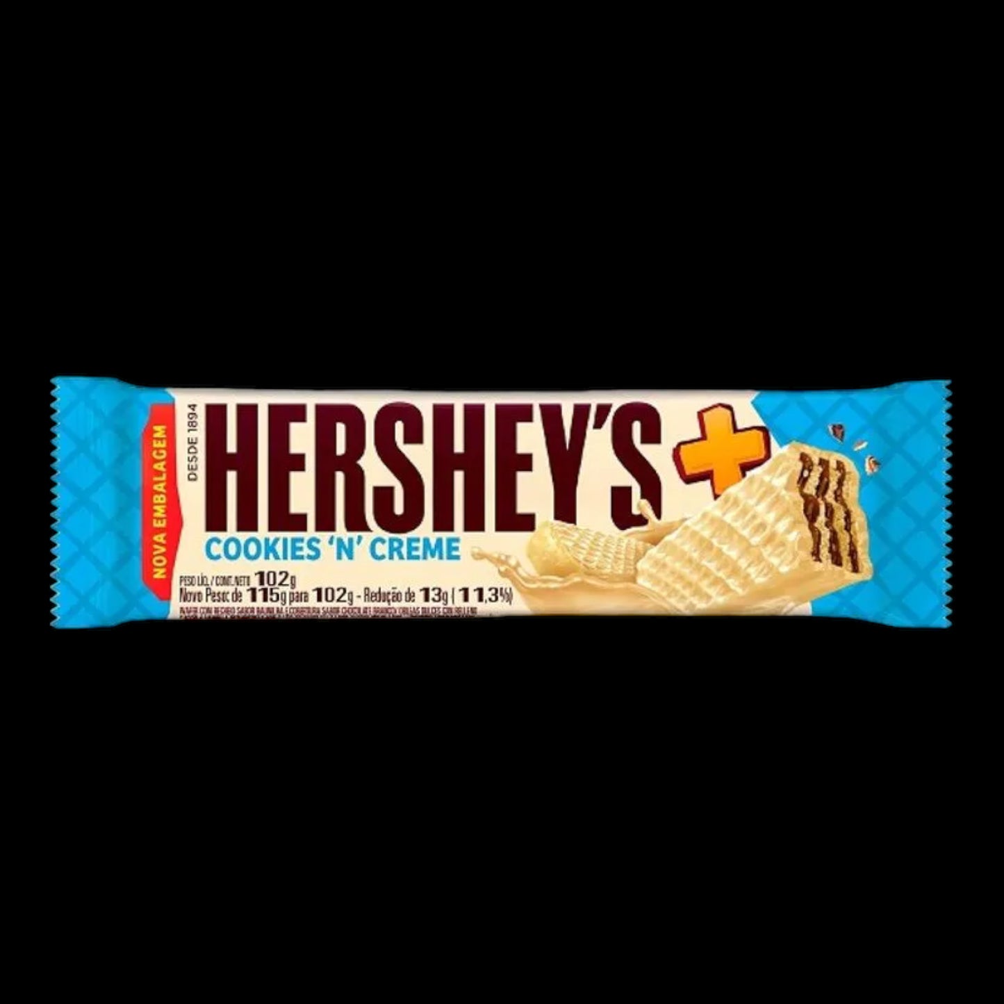 Hershey's Wafer Cookies ‘n’ Creme 102g