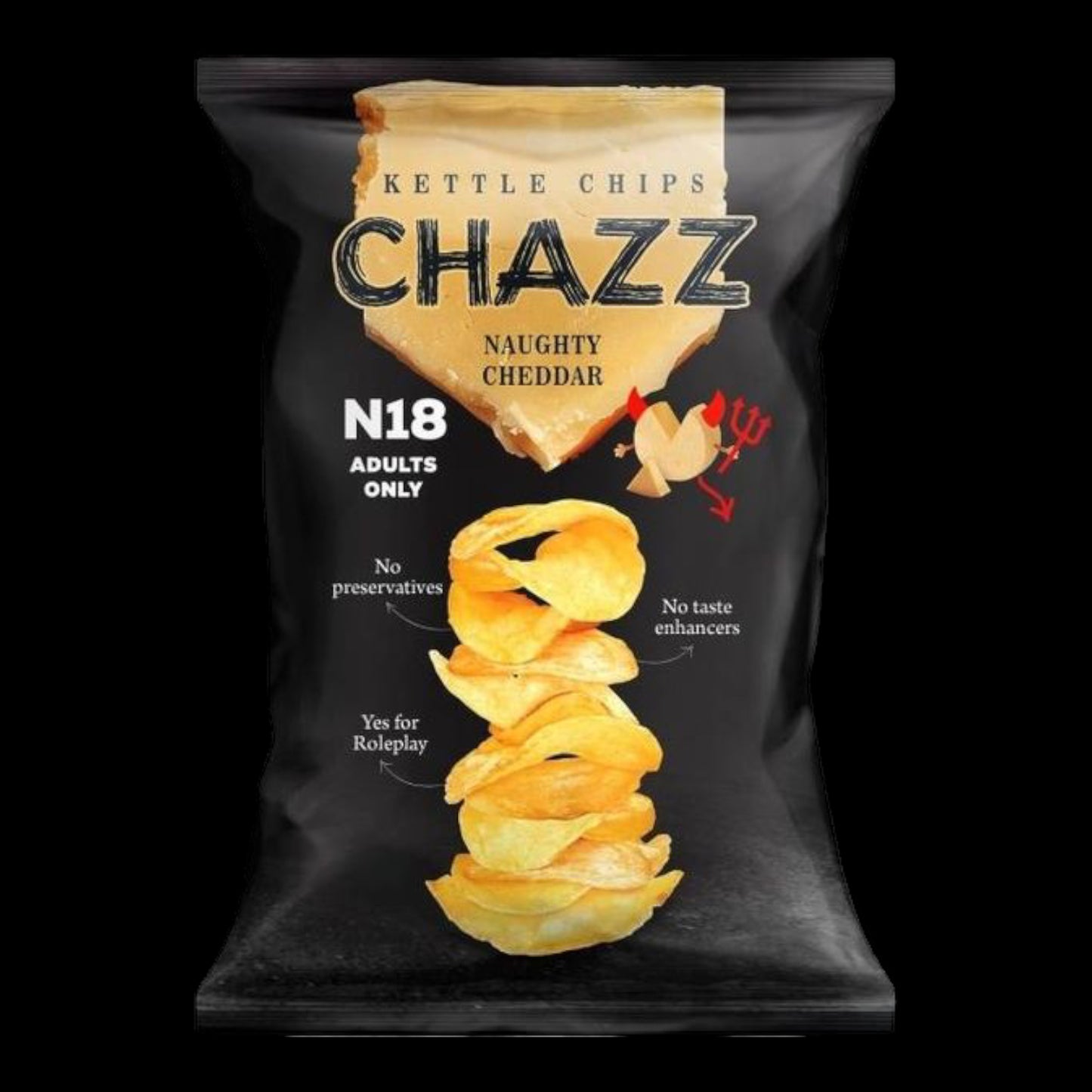 CHAZZ Kettle Chips Naughty Cheddar 90g