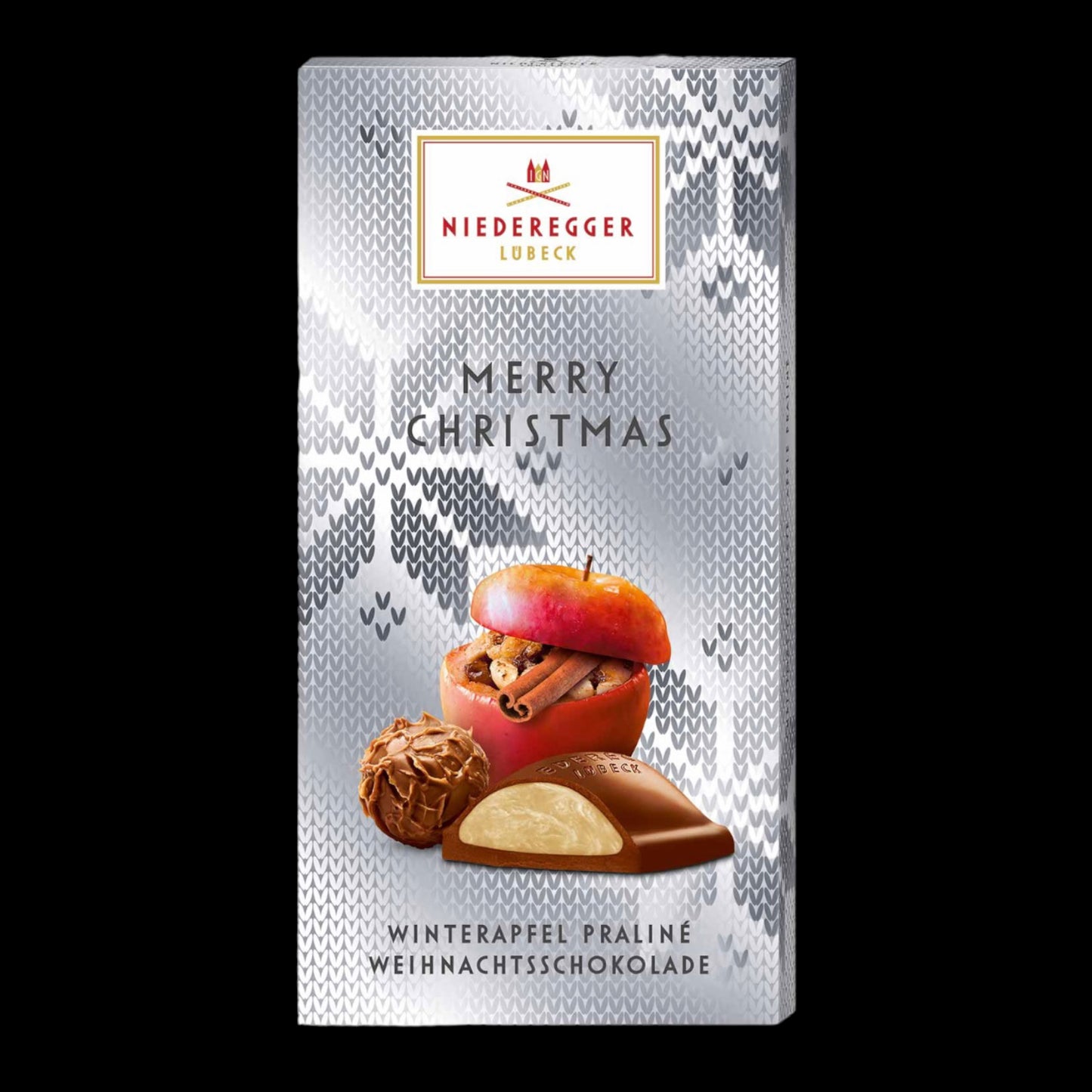 Niederegger Merry Christmas Weihnachtsschokolade Winterapfel Praliné 100g