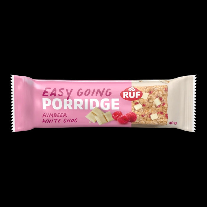 RUF Porridge Riegel Himbeer White Choc 40g