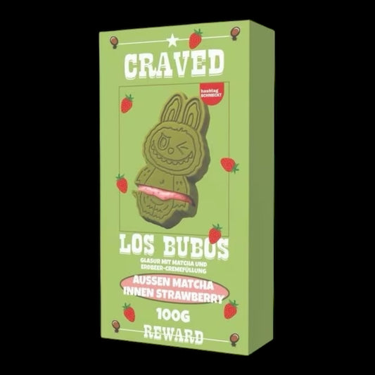 Craved Los Bubos Matcha Strawberry 100g