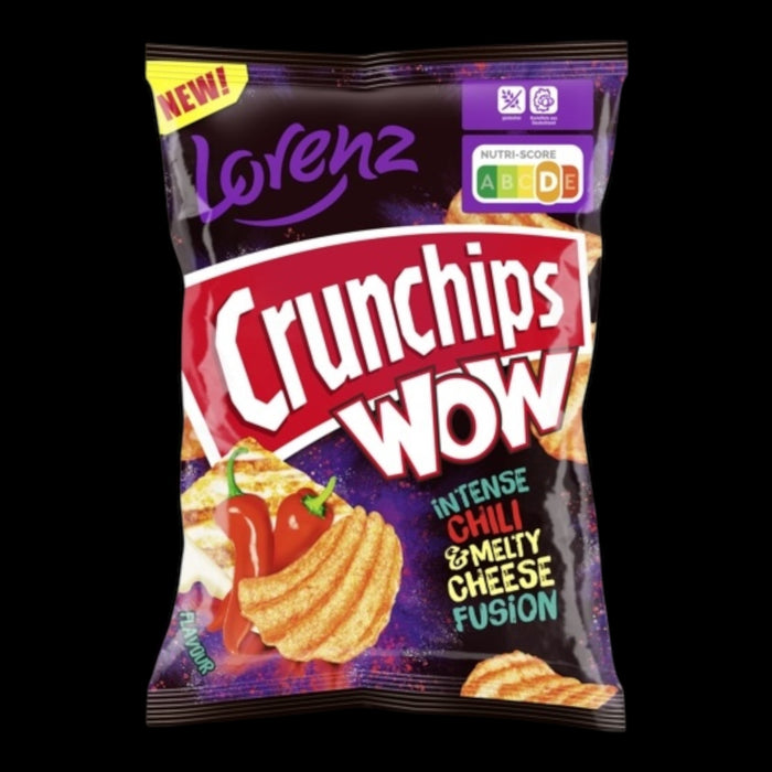 Crunchips WOW Intense Chili & Melty Cheese Fusion 110g